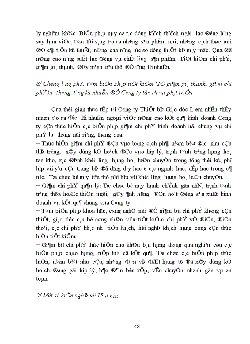 image for page Một số biện pháp nhằm nâng cao hiệu quả tiêu thụ hàng hoá ở Công ty Thiết bị Giáo dục I
