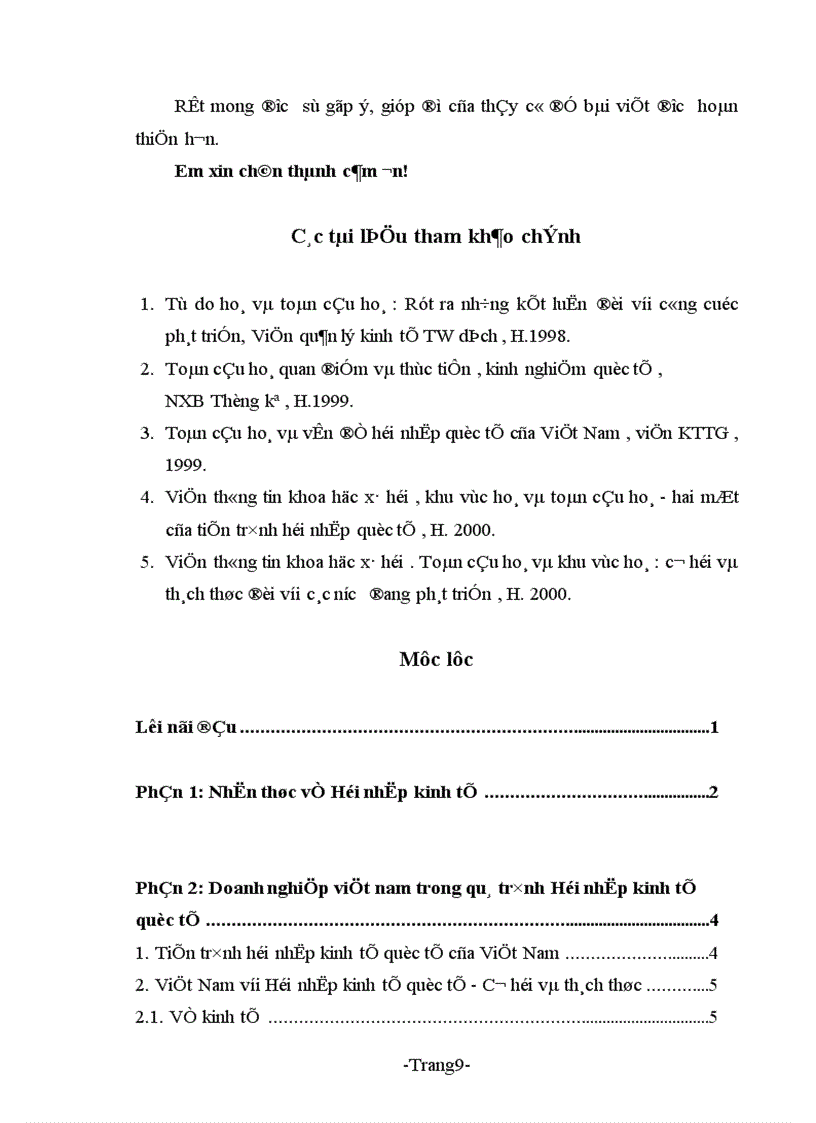 image for page Cơ hội và thách thức đối với các doanh nghiệp Việt Nam trong quá trình hội nhập kinh tế quốc tế