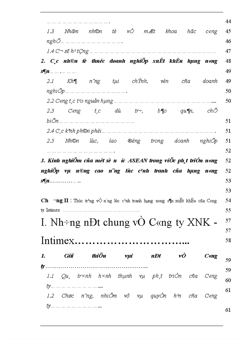 image for page Một số giải pháp nhằm nâng cao năng lực cạnh tranh hàng nông sản xuất khẩu của Công ty XNK INTIMEX trong tiến trình hội nhập AFTA