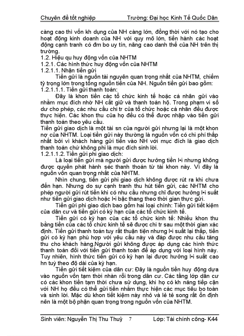 image for page Nâng cao hiệu qu huy động vốn tại NHNNo PTNT huyện Hoài Đức