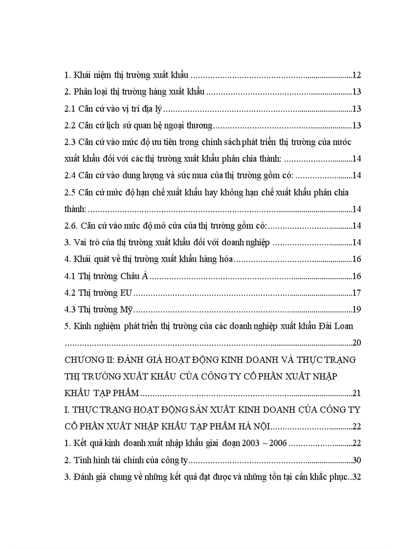 image for page Phương hướng và giải pháp phát triển thị trường xuất khẩu của Công ty cổ phần Xuất nhập khẩu Tạp phẩm