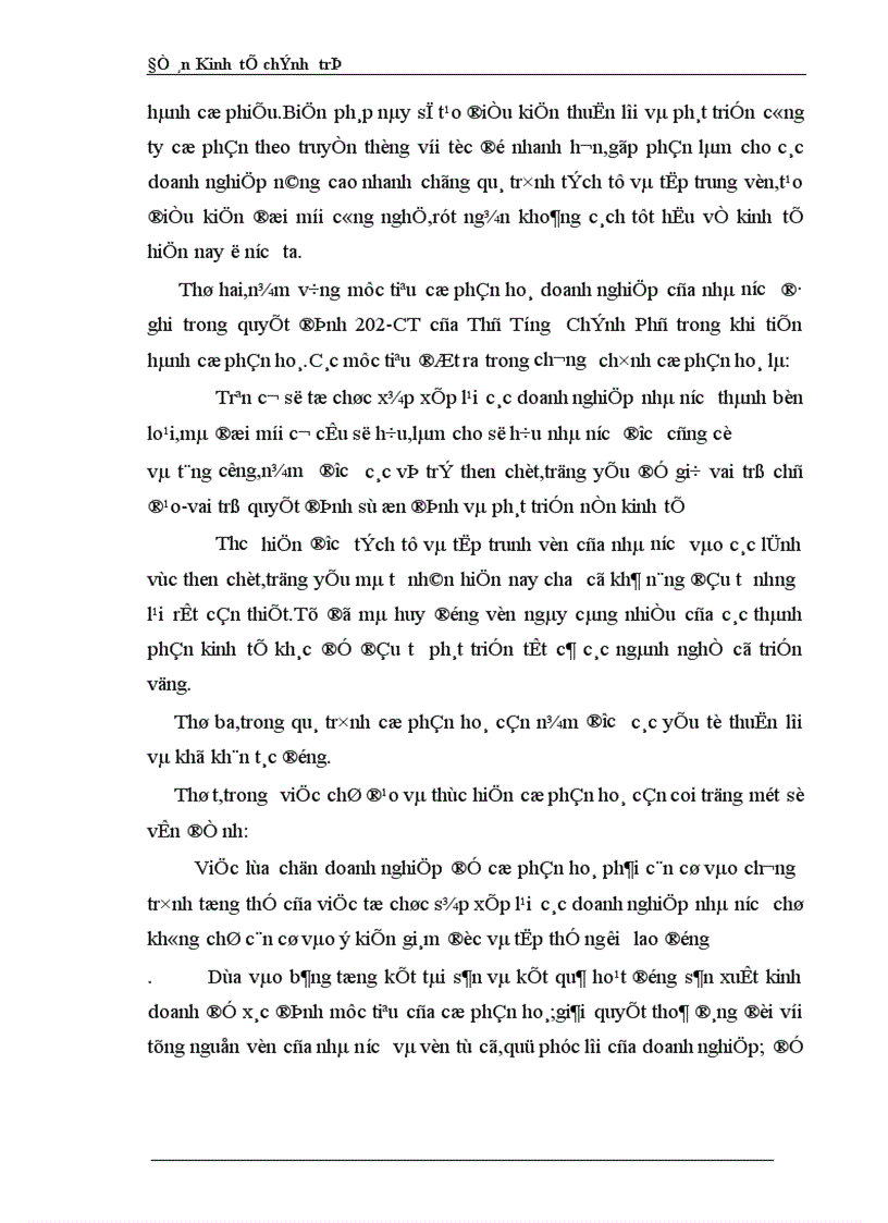 image for page Thực trạng các công ty cổ phần và tình hình cổ phần hoá doanh nghiệp ở nước ta hiện nay 1