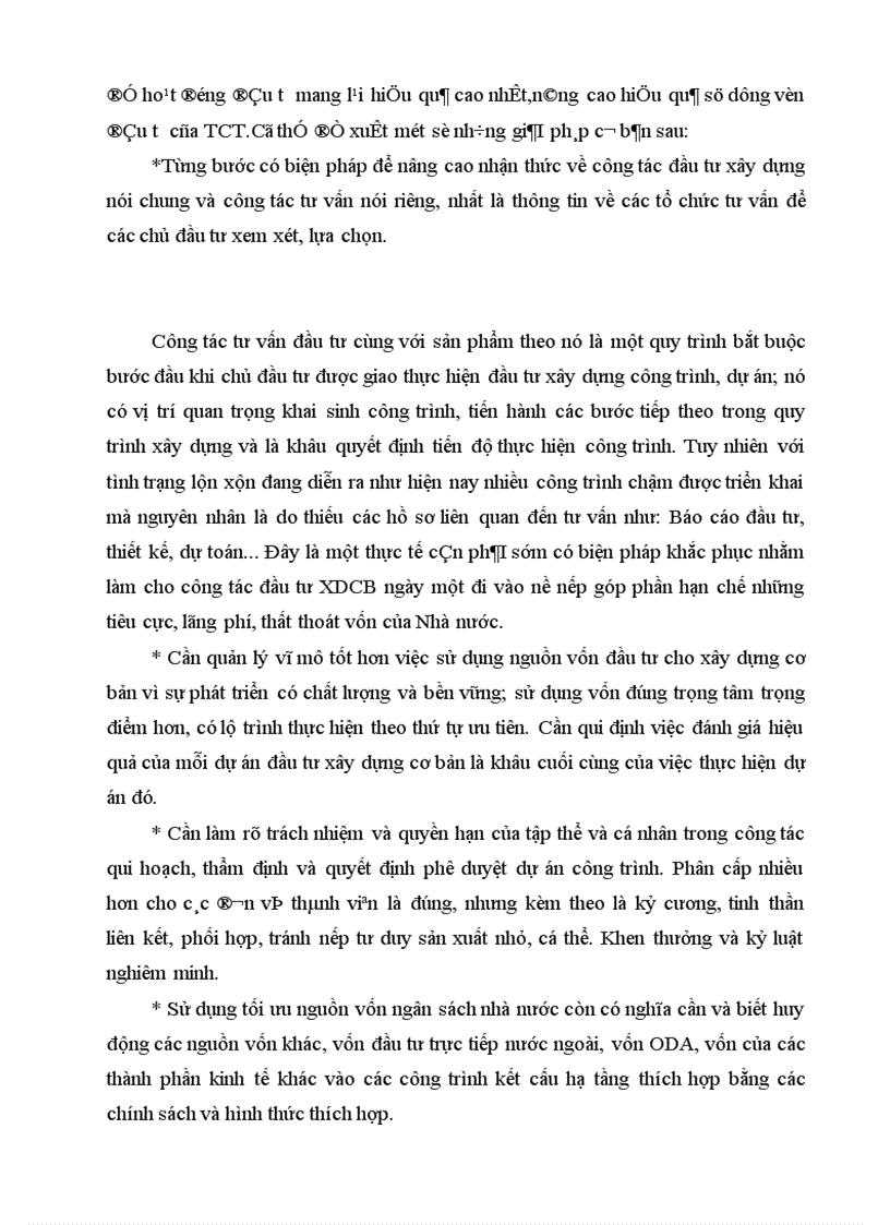 image for page Thực trạng và giải pháp về hoạt động đầu tư phát triển tại Tổng Công Ty Sông Đa 1
