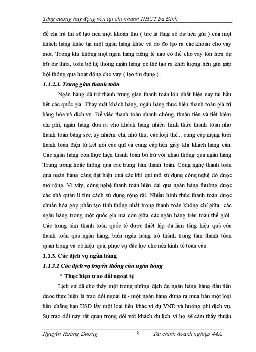 image for page Tăng cường hoạt động huy động vốn tại chi nhánh ngân hàng Công thương Ba Đình 1