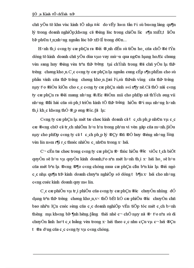 image for page Thực trạng các công ty cổ phần và tình hình cổ phần hoá doanh nghiệp ở nước ta hiện nay 1