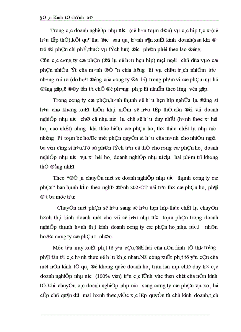 image for page Thực trạng các công ty cổ phần và tình hình cổ phần hoá doanh nghiệp ở nước ta hiện nay 1