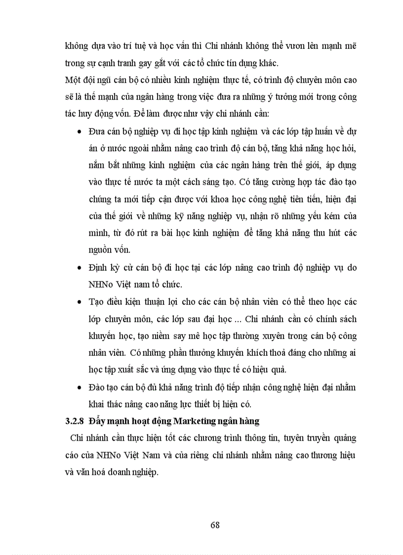 image for page Giải pháp tăng cường khả năng huy động vốn tại Chi nhánh NHNo PTNT Láng Hạ
