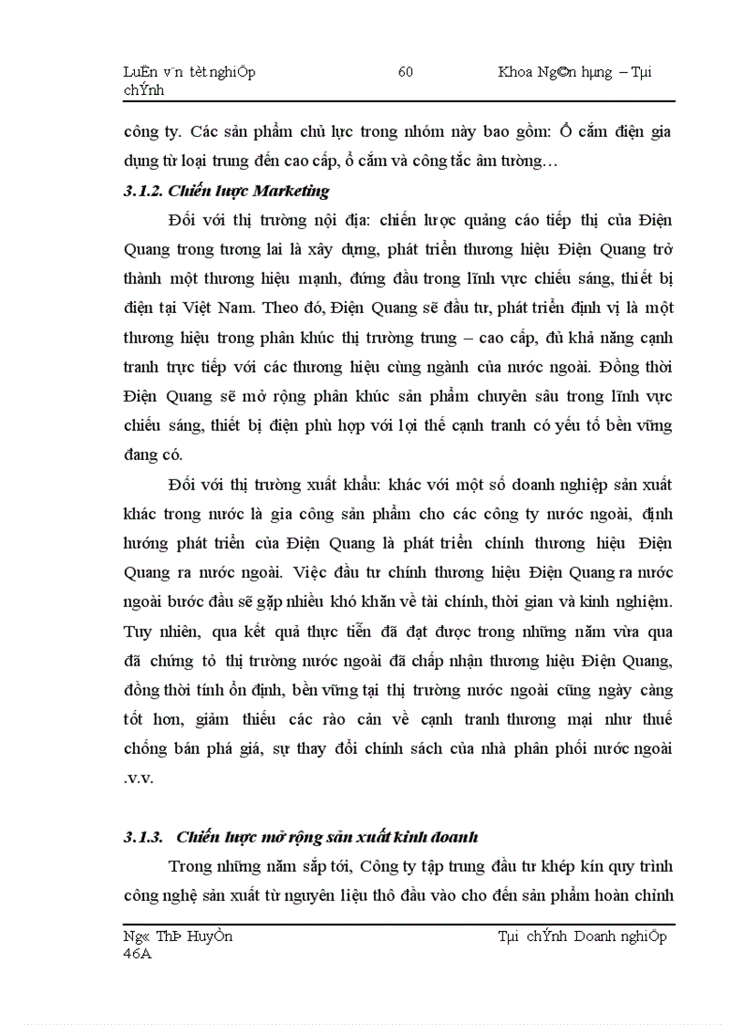 image for page Nâng cao hiệu quả phân tích tài chính tại công ty cổ phần bóng đèn Điện Quang 1