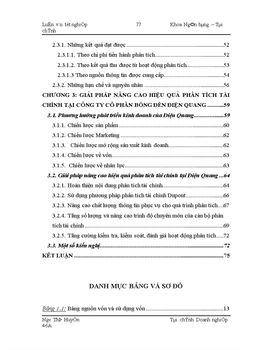 image for page Nâng cao hiệu quả phân tích tài chính tại công ty cổ phần bóng đèn Điện Quang 1