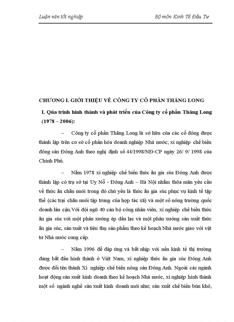 image for page Thực trạng và giải pháp nâng cao hiệu quả hoạt động đầu tư sản xuất gạch bê tông ở Công ty cổ phần Thăng Long 1