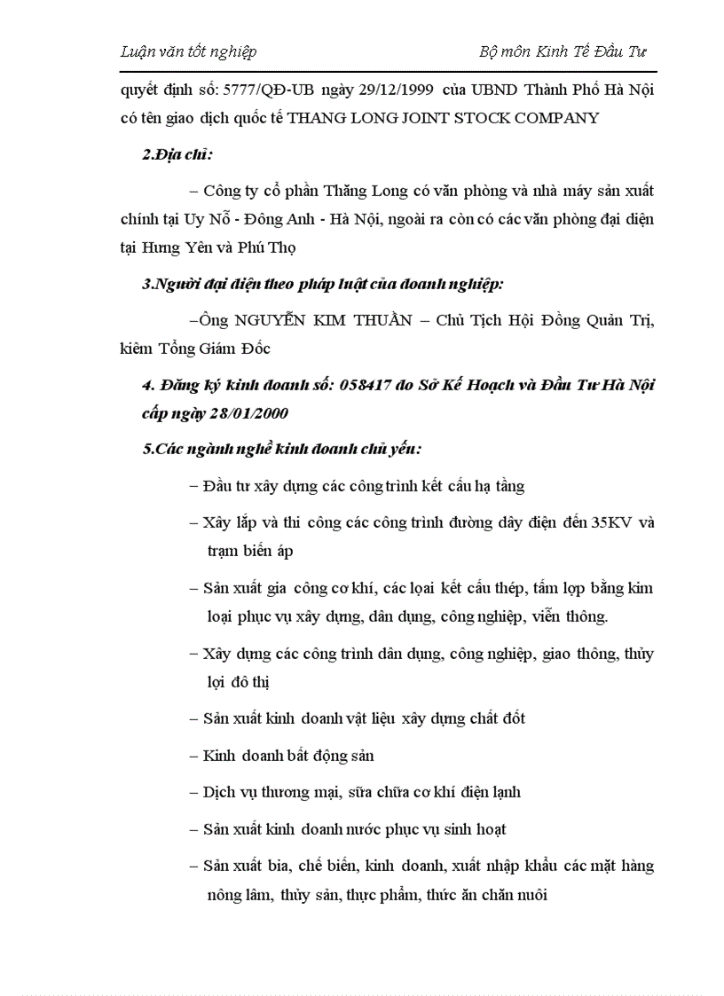 image for page Thực trạng và giải pháp nâng cao hiệu quả hoạt động đầu tư sản xuất gạch bê tông ở Công ty cổ phần Thăng Long 1