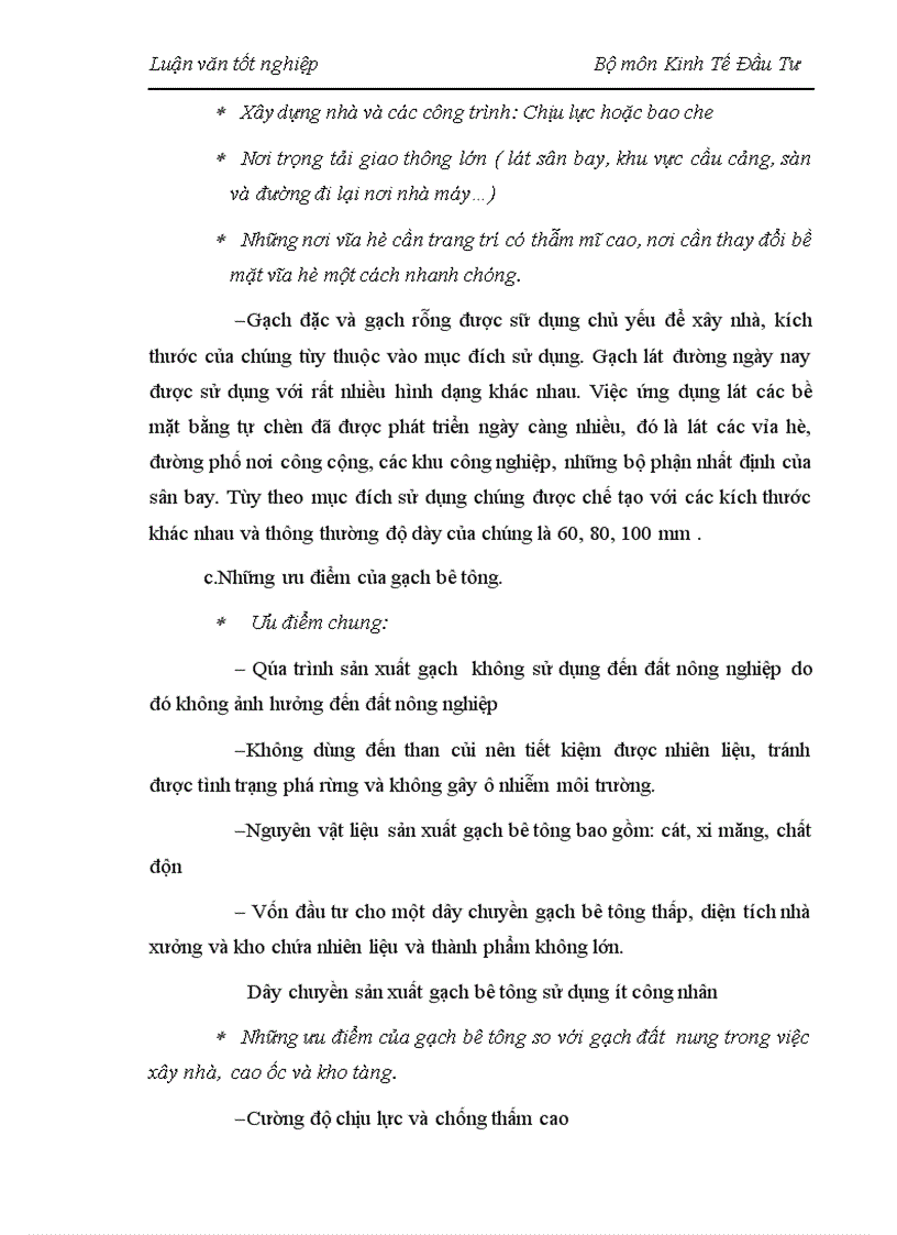 image for page Thực trạng và giải pháp nâng cao hiệu quả hoạt động đầu tư sản xuất gạch bê tông ở Công ty cổ phần Thăng Long 1