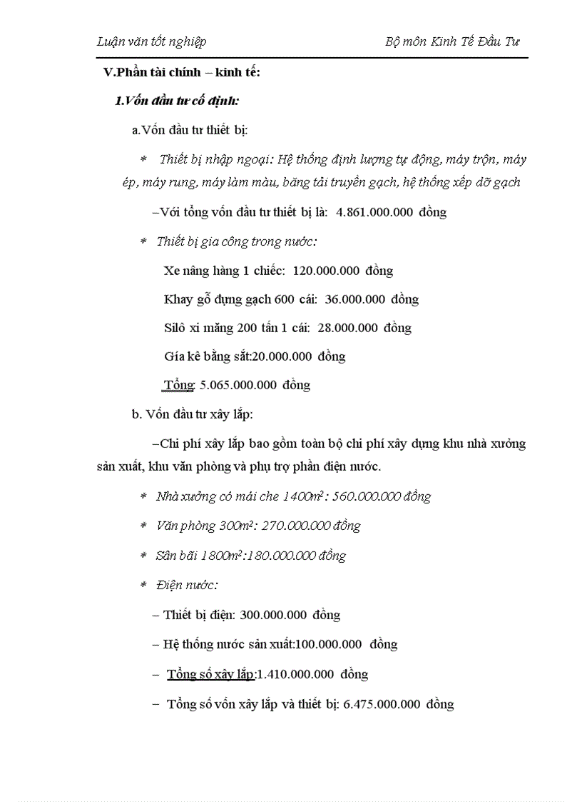 image for page Thực trạng và giải pháp nâng cao hiệu quả hoạt động đầu tư sản xuất gạch bê tông ở Công ty cổ phần Thăng Long 1