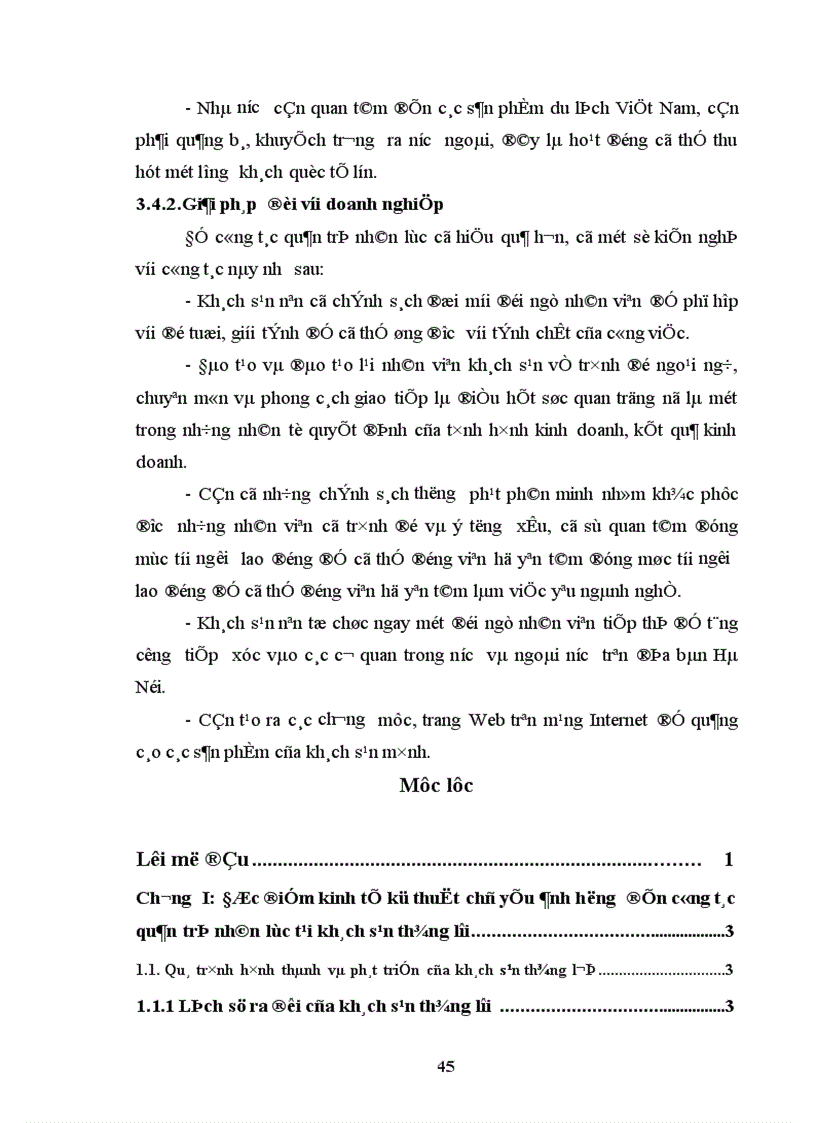 image for page Quản trị nhân lực tại khách sạn Thắng Lợi thực trạng và giải pháp 1
