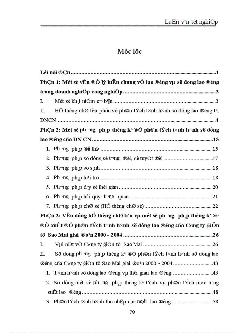 image for page Vận dụng một số phương pháp thống kê để phân tích tình hình sử dụng lao động của Công ty Điện tử Sao Mai giai đoạn 2000 2004 1