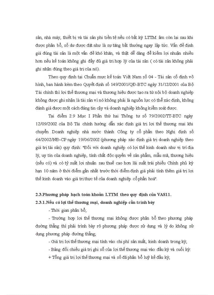 image for page Thực trạng kế toán Lợi thế thương mại hiện nay