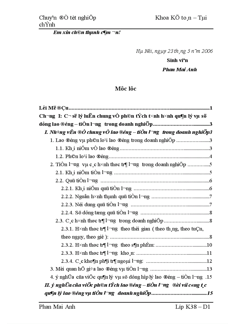 image for page Hoàn thiện nội dung và phương pháp phân tích tình hình quản lý và sử dụng lao động tiền lương tại Công ty thuốc lá Thăng Long