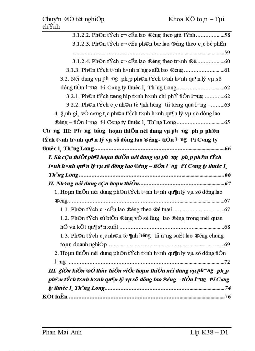 image for page Hoàn thiện nội dung và phương pháp phân tích tình hình quản lý và sử dụng lao động tiền lương tại Công ty thuốc lá Thăng Long