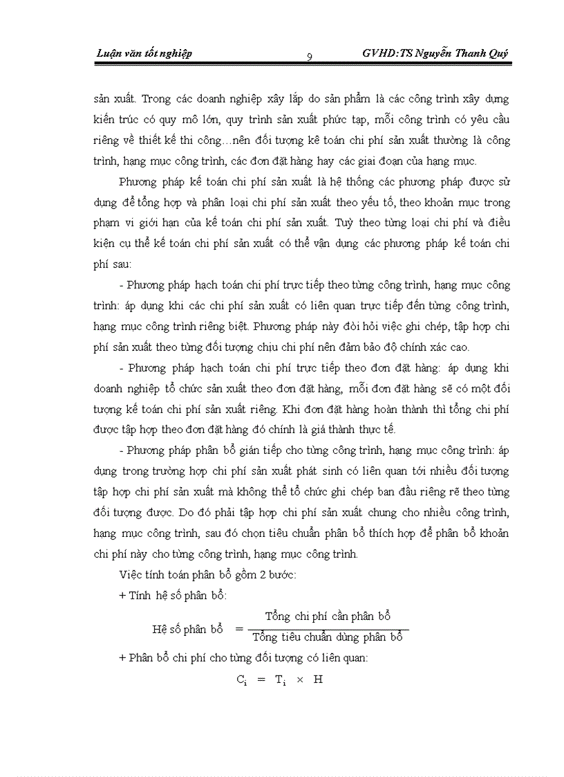 image for page Hoàn thiện kế toán chi phí sản xuất và tính giá thành sản phẩm xây lắp tại Công ty cổ phần xây lắp I Petrolimex 1