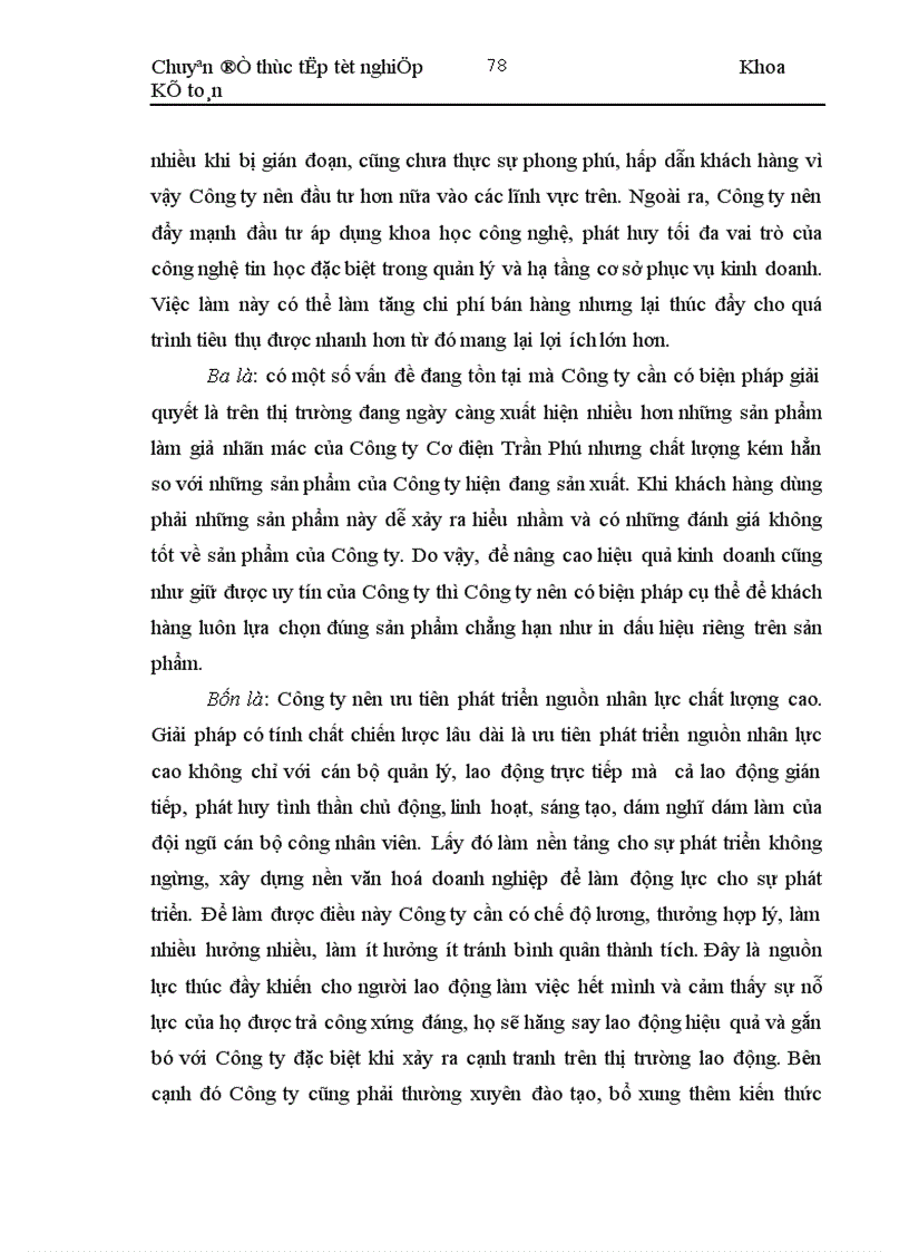 image for page Thực trạng kế toán tiêu thụ và xác định kết quả tiêu thụ tại Công ty TNHH Nhà nước một thành viên Cơ điện Trần Phú 1