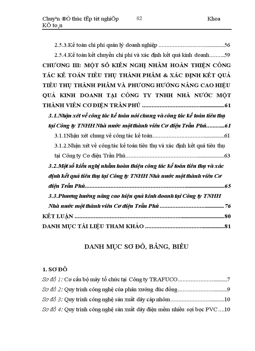 image for page Thực trạng kế toán tiêu thụ và xác định kết quả tiêu thụ tại Công ty TNHH Nhà nước một thành viên Cơ điện Trần Phú 1