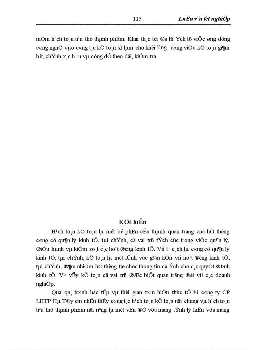 image for page Hoàn thiện hạch toán tiêu thụ thành phẩm và xác định kết quả kinh doanh tại công ty Cổ phần liên hợp thực phẩm Hà Tây 1