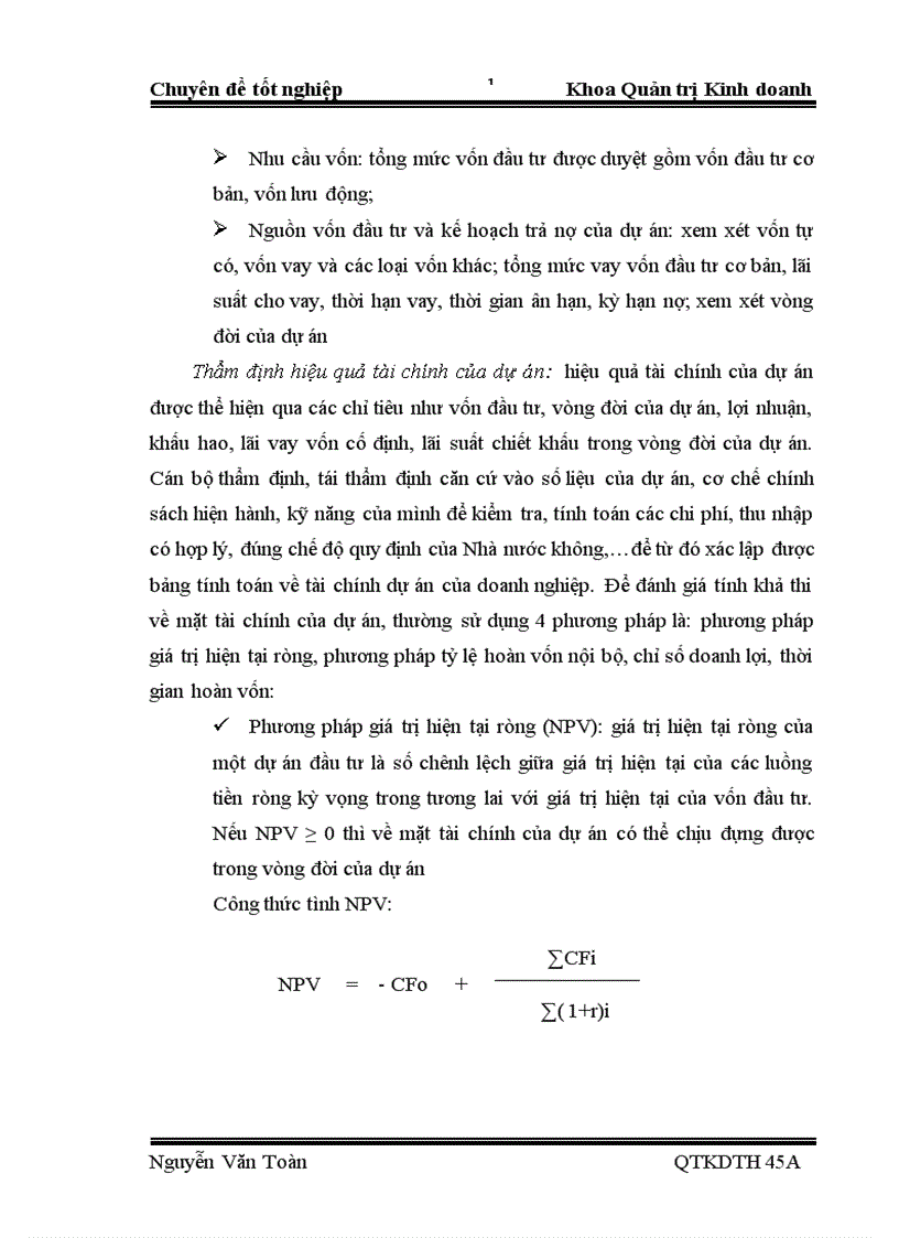 image for page Hoàn thiện hoạt động thẩm định dự án đối với doanh nghiệp của Ngân hàng Nông nghiệp và Phát triển Nông thôn huyện Bình Xuyên