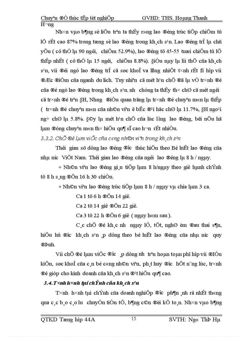 image for page Hoàn thiện mô hình đánh giá nhân sự tại khách sạn Heritage Hạ long 1