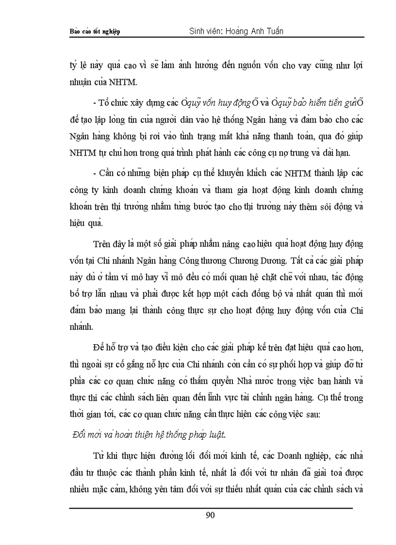 image for page Tăng cươ ng kha năng huy đô ng vô n trong hoa t đô ng ti n du ng ơ chi nha nh ngân ha ng Công Thương Chương Dương