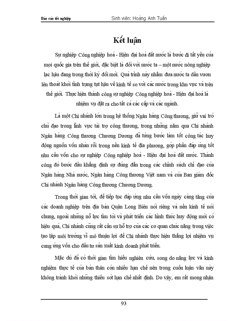 image for page Tăng cươ ng kha năng huy đô ng vô n trong hoa t đô ng ti n du ng ơ chi nha nh ngân ha ng Công Thương Chương Dương