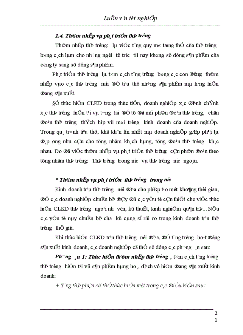 image for page Chiến lược phát triển thị trường của công ty CKĐA giai đoạn 2006 2010