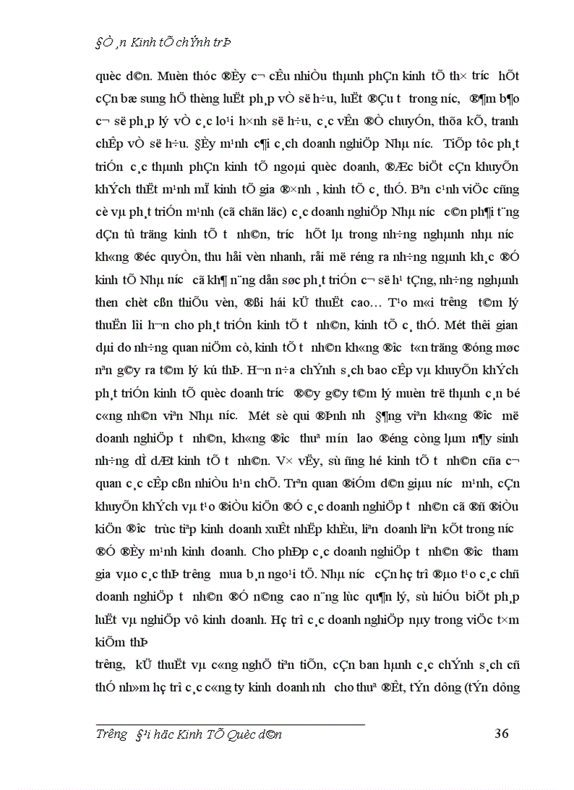image for page Phân tích cơ cấu kinh tế nhiều thành phần ở nước ta mà đại hội Đảng IX đã nêu và ích lợi của việc sử dụng nó vào việc phát triển kinh tế xã hội ở trong thời kỳ quá độ lên chủ nghĩa xã hội ở Việt Nam