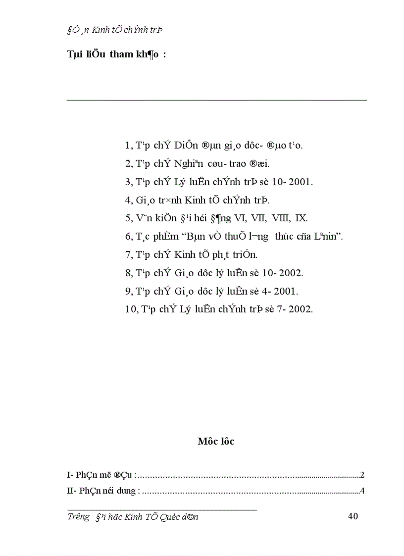 image for page Phân tích cơ cấu kinh tế nhiều thành phần ở nước ta mà đại hội Đảng IX đã nêu và ích lợi của việc sử dụng nó vào việc phát triển kinh tế xã hội ở trong thời kỳ quá độ lên chủ nghĩa xã hội ở Việt Nam