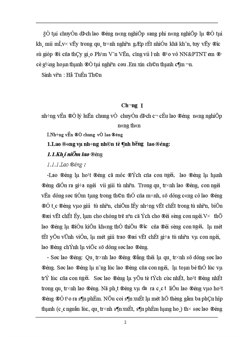 image for page Phương hướng và giải pháp chuyển dịch cơ cấu lao động nông nghiệp nông thôn ở Việt Nam giai đoạn 2001 2010 1