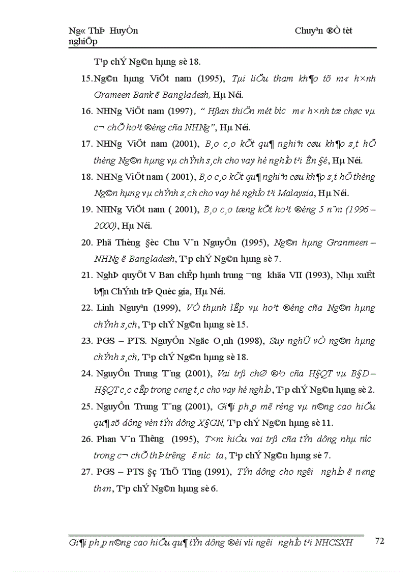 image for page Giải pháp nâng cao hiệu quả tín dụng đối với người nghèo tại ngân hàng chính sách xã hội 1