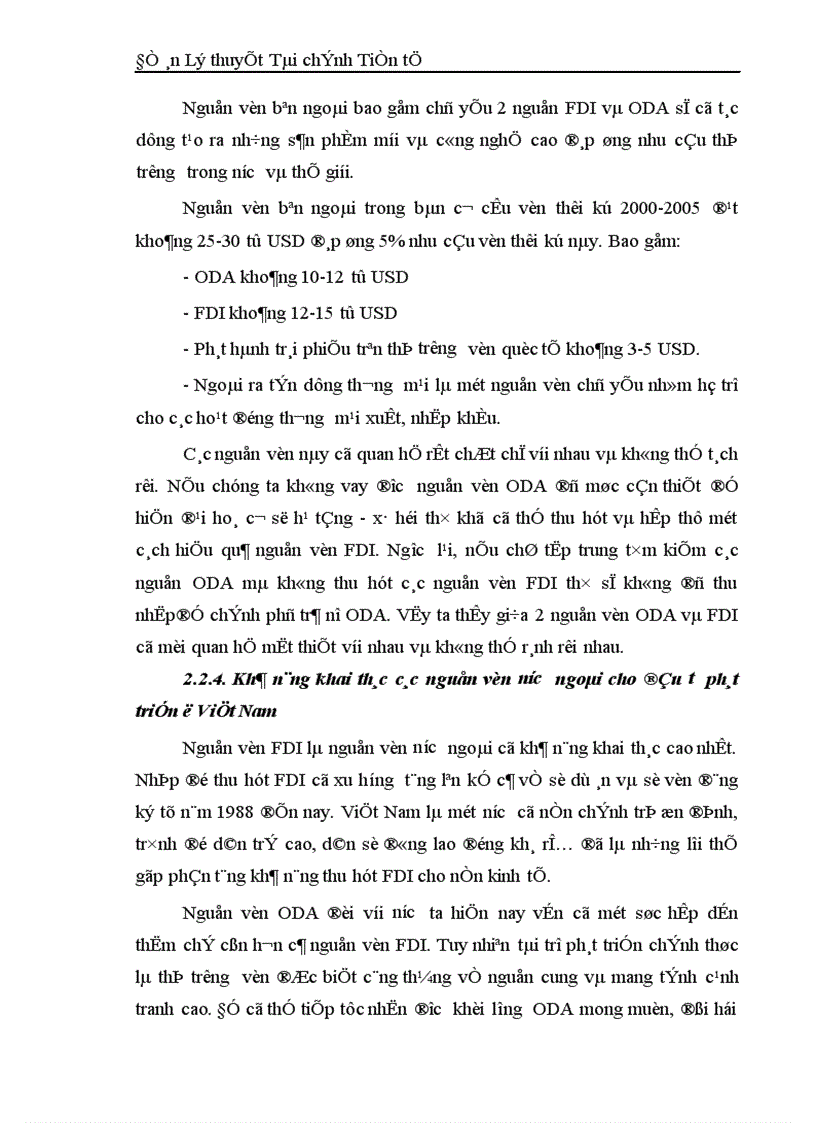 image for page Các nguồn vốn và khả năng khai thác các nguồn vốn cho đầu tư phát triển ở Việt Nam