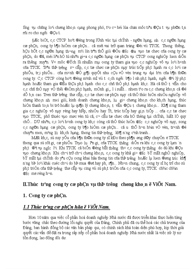 image for page Lý luận về công ty cổ phần và TTCK ý nghĩa và sự vận dụng lý luận này ở nước ta