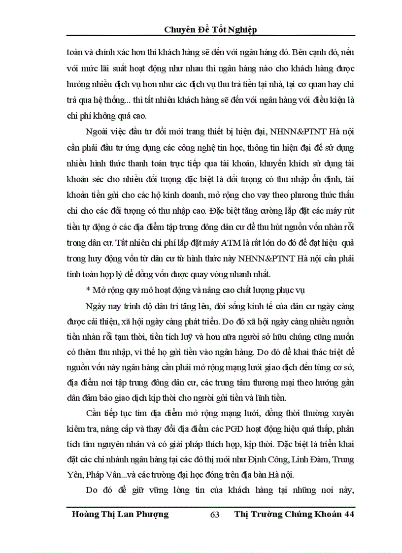 image for page Tăng cường hoạt động huy động vốn tại NHNN PTNT Hà nội