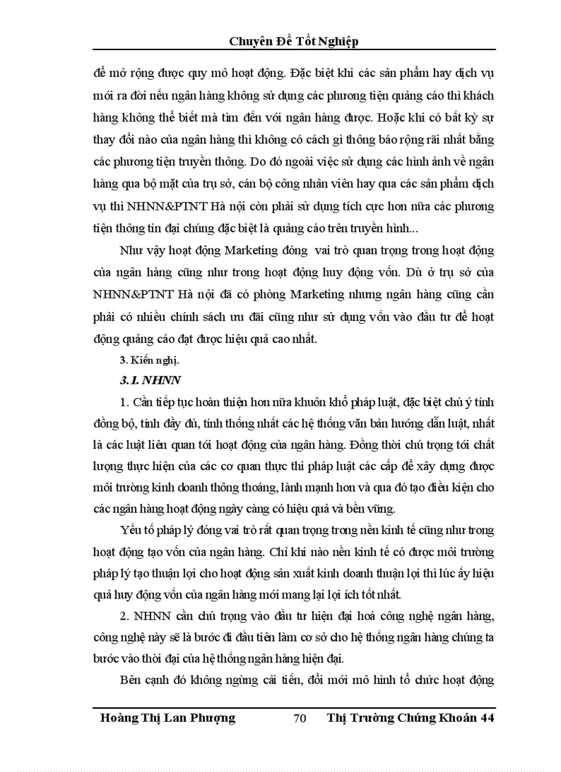 image for page Tăng cường hoạt động huy động vốn tại NHNN PTNT Hà nội