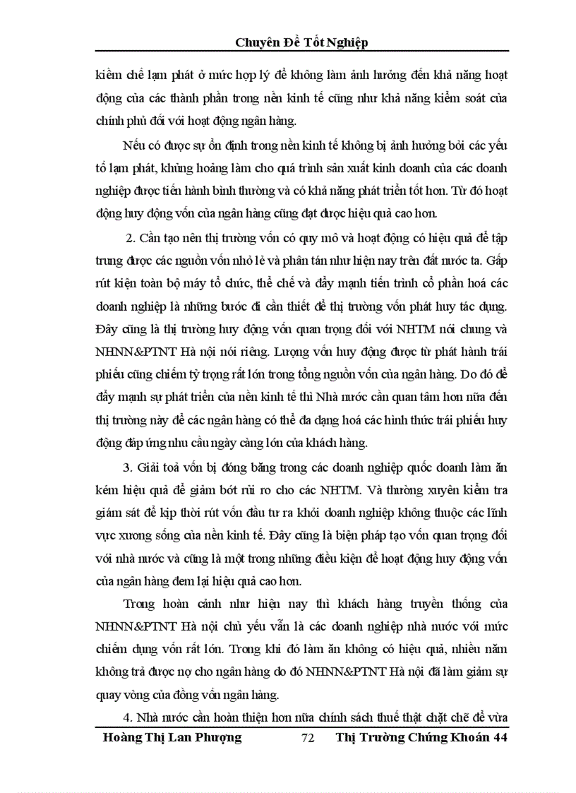 image for page Tăng cường hoạt động huy động vốn tại NHNN PTNT Hà nội