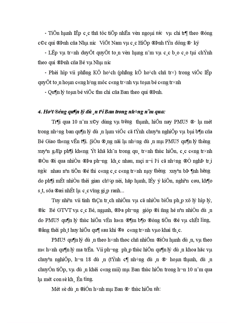 image for page thực trạng công tác tổ chức đấu thầu tại Ban quản lý dự án 5 bộ giao thông vận tải 1