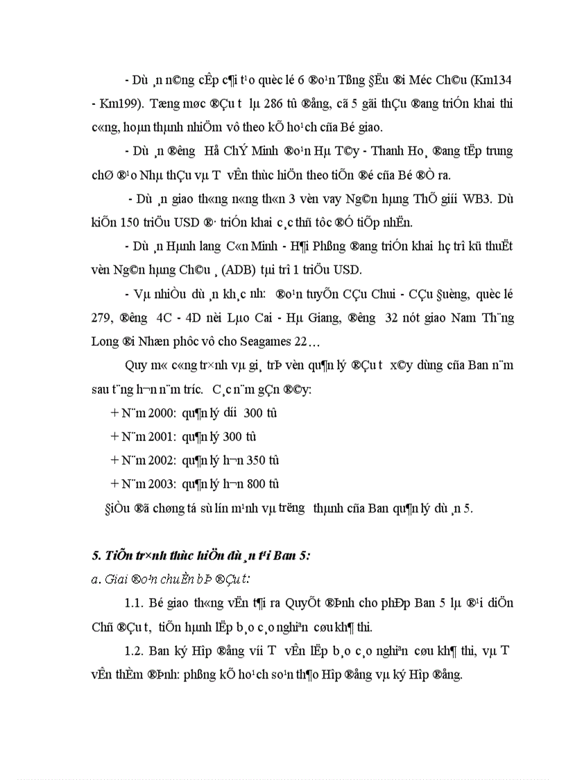 image for page thực trạng công tác tổ chức đấu thầu tại Ban quản lý dự án 5 bộ giao thông vận tải 1