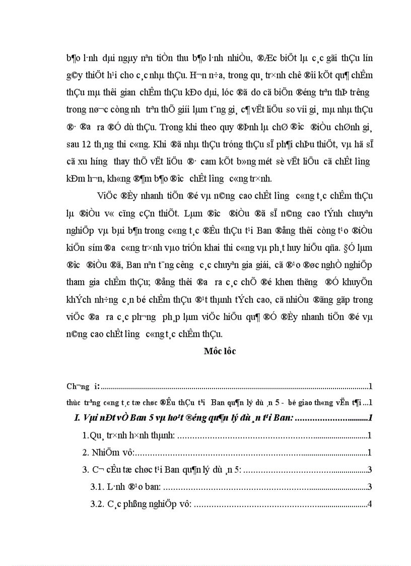 image for page thực trạng công tác tổ chức đấu thầu tại Ban quản lý dự án 5 bộ giao thông vận tải 1