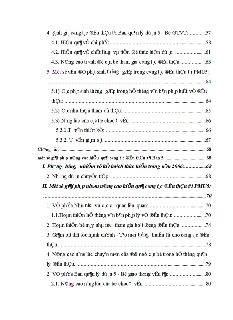 image for page thực trạng công tác tổ chức đấu thầu tại Ban quản lý dự án 5 bộ giao thông vận tải 1