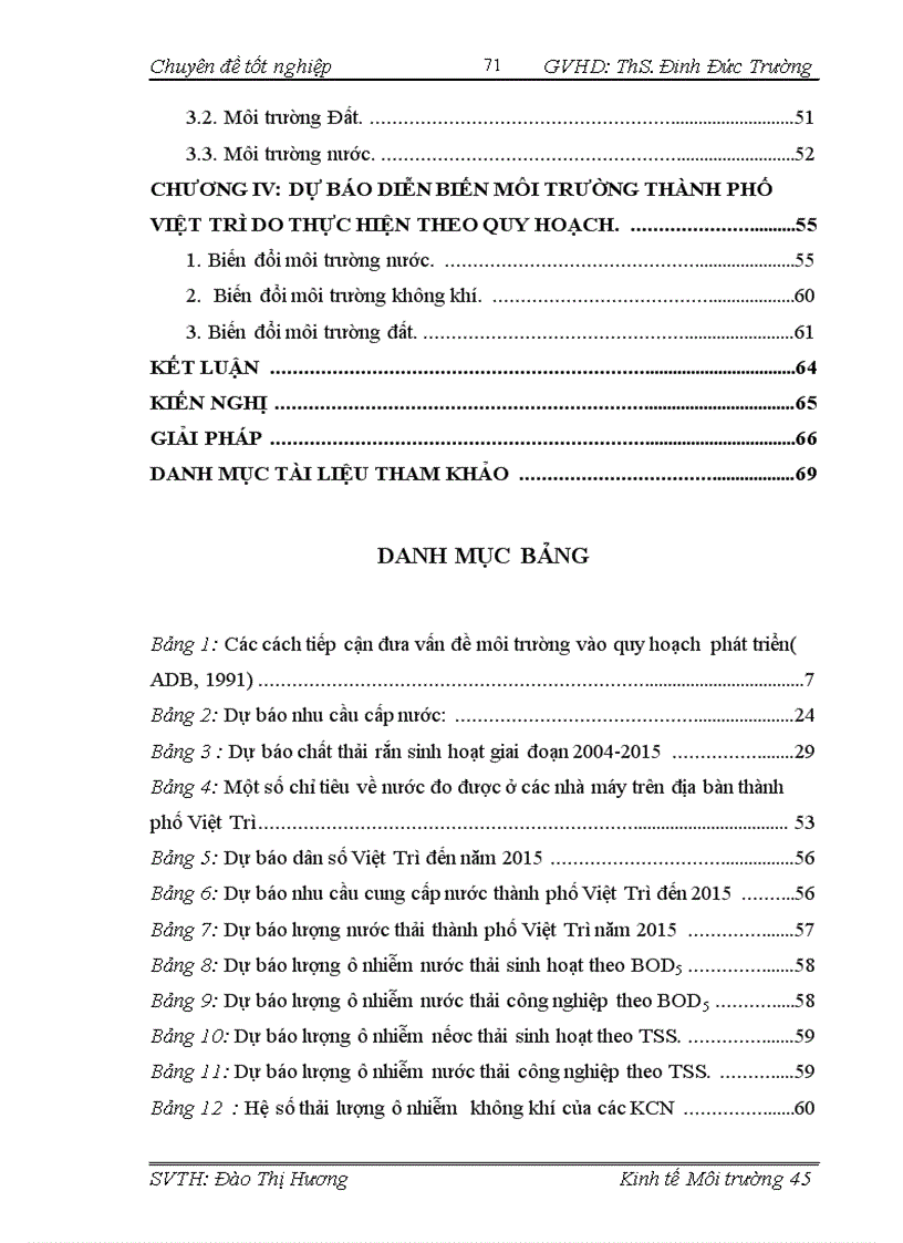 image for page Bước đầu đánh giá hiệu quả kinh tế xã hội và môi trường của quy hoạch môi trường thành phố Việt Trì tỉnh Phú Thọ giai đoạn 2004 2015