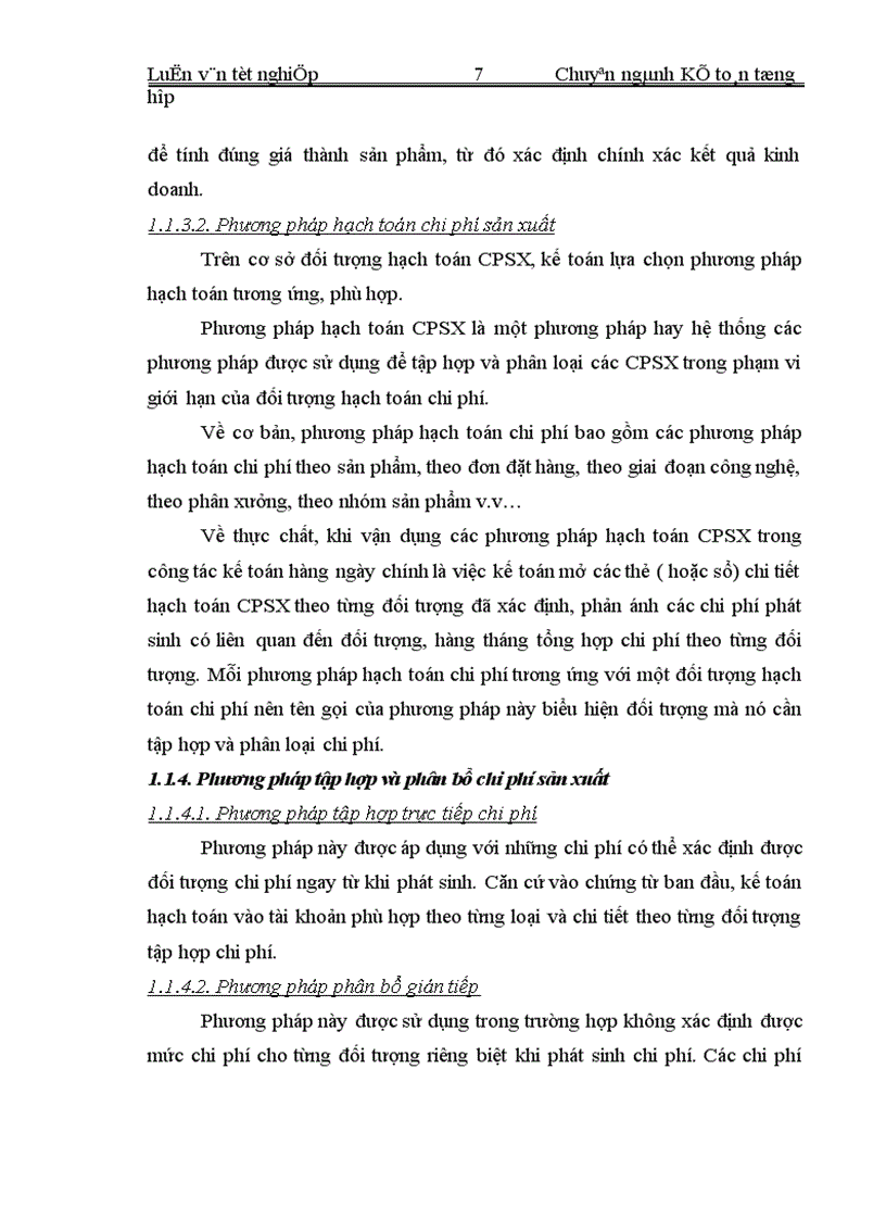 image for page Hạch toán chi phí sản xuất và tính giá thành sản phẩm tại Nhà máy Luyện thép Lưu Xá Công ty Gang thép Thái Nguyên