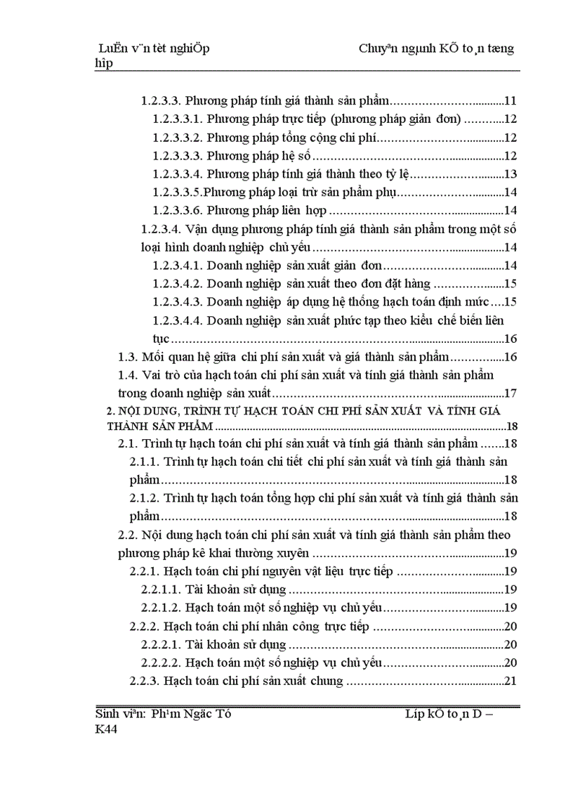 image for page Hạch toán chi phí sản xuất và tính giá thành sản phẩm tại Nhà máy Luyện thép Lưu Xá Công ty Gang thép Thái Nguyên