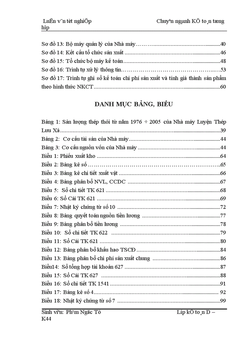 image for page Hạch toán chi phí sản xuất và tính giá thành sản phẩm tại Nhà máy Luyện thép Lưu Xá Công ty Gang thép Thái Nguyên