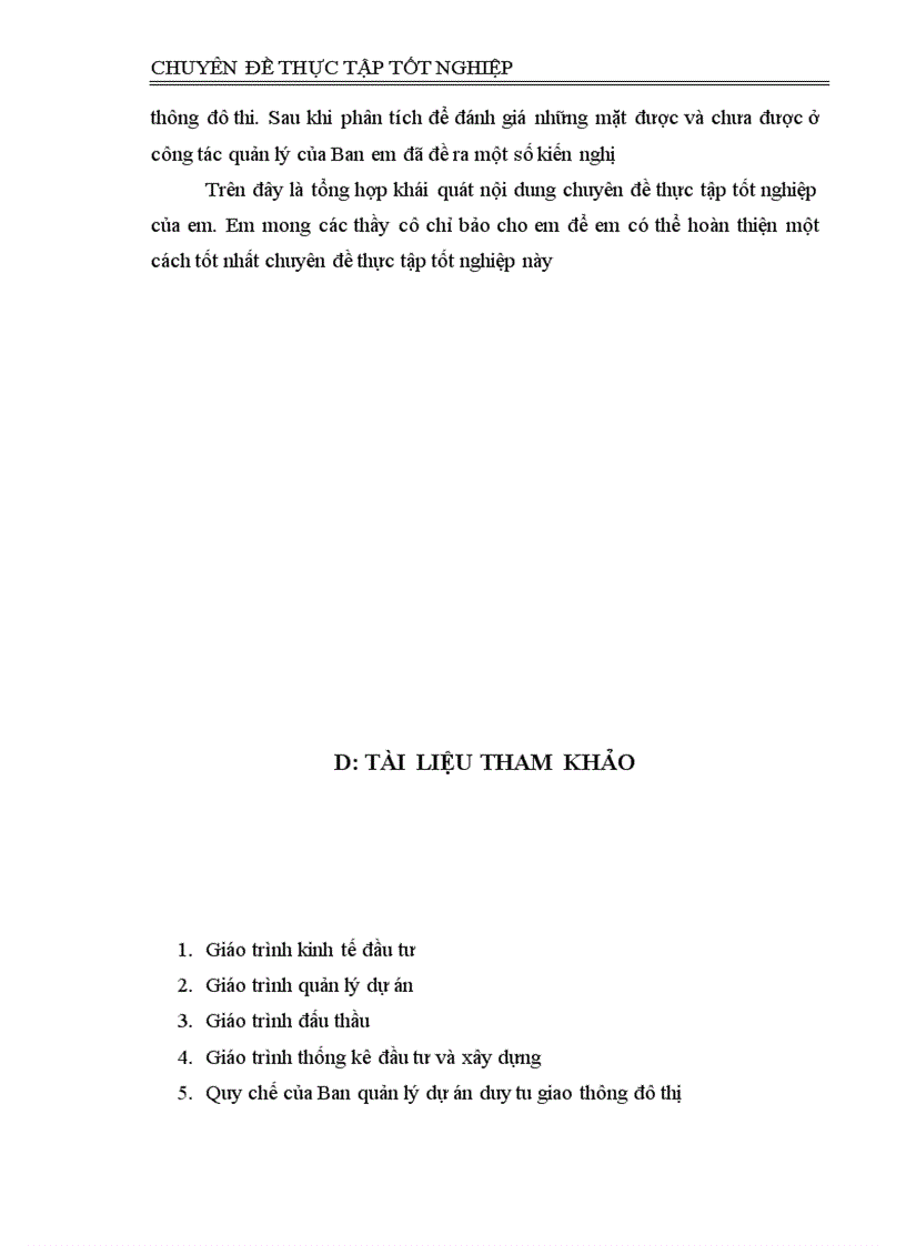 image for page Thực trạng và một số giải pháp nhằm nâng cao hiệu quả quản lý dự án tại Ban quản lý dự án duy tu giao thông đô thị 1