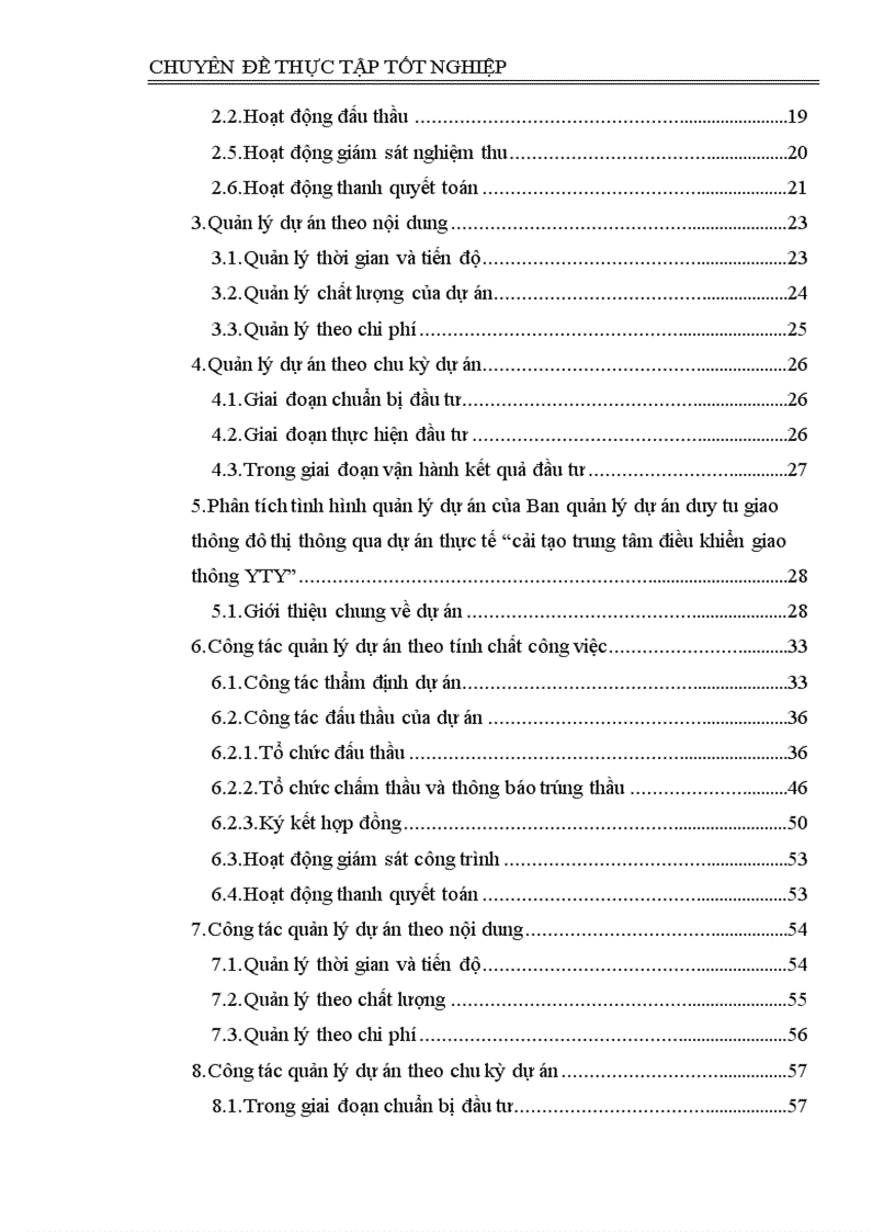 image for page Thực trạng và một số giải pháp nhằm nâng cao hiệu quả quản lý dự án tại Ban quản lý dự án duy tu giao thông đô thị 1